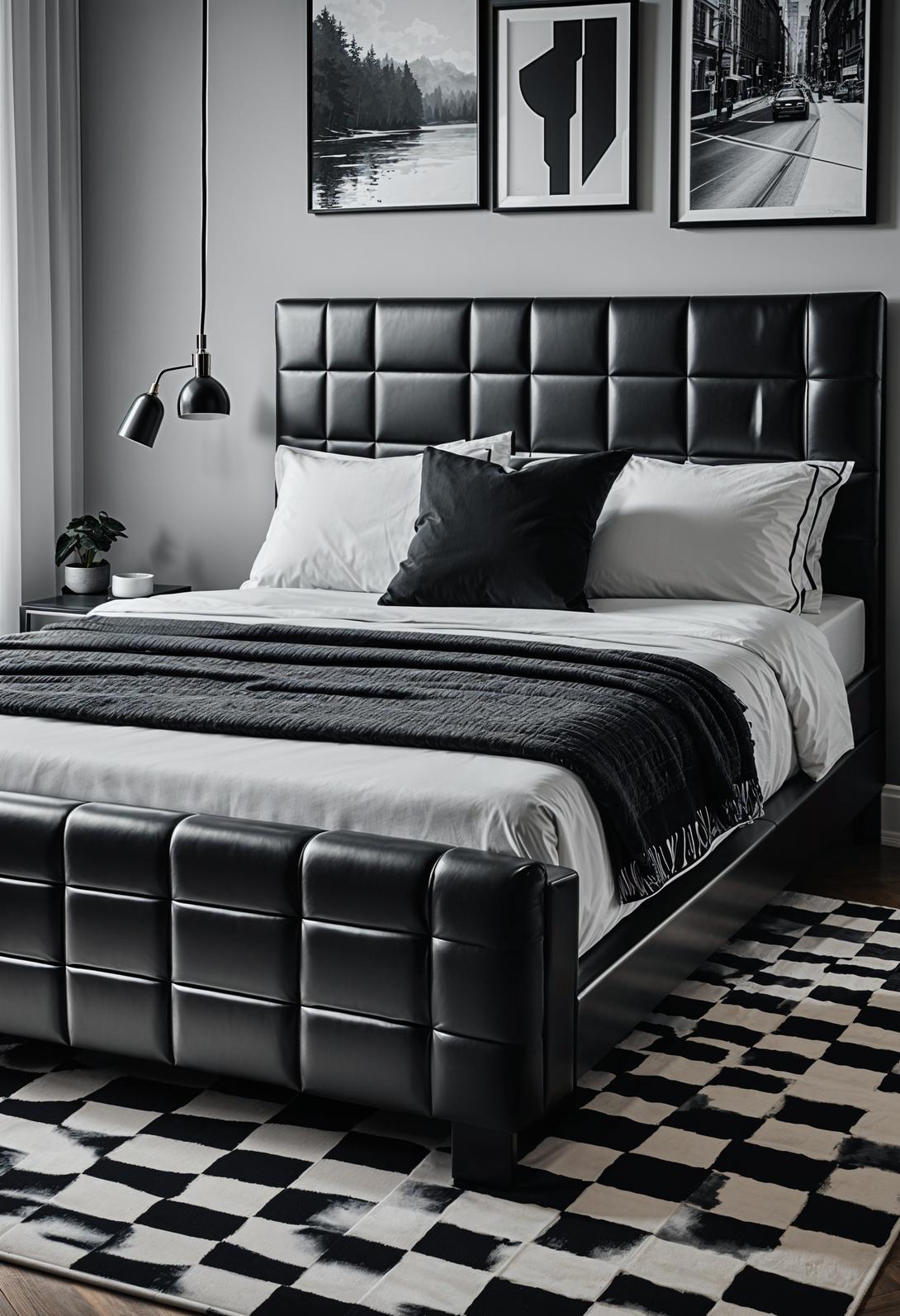 39 Dreamy Bedroom Decor Ideas (New) 13 9. Chic Bedroom Decor Contrast-0