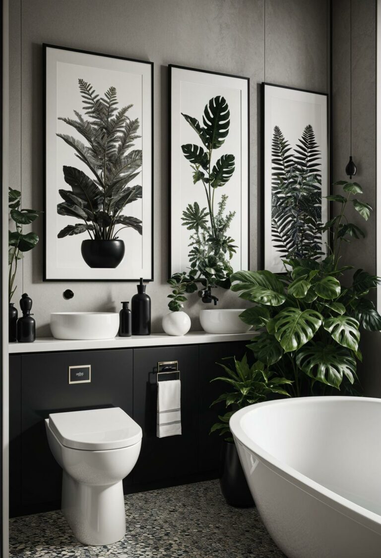 19 Stunning Black and White Bathroom Designs to Inspire You