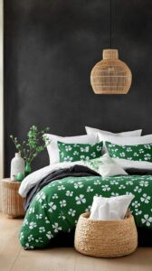 20 Elegant Black and Green Bedroom Ideas You Must See