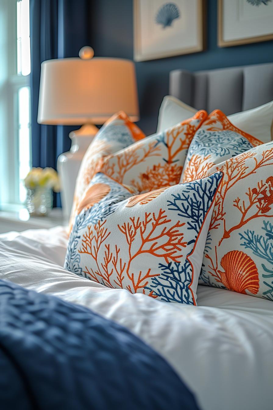 21 modern ideas for the coastal bedroom for a relaxing retreat 45 17. Chic Coastal Throw Pillow Ideas-1