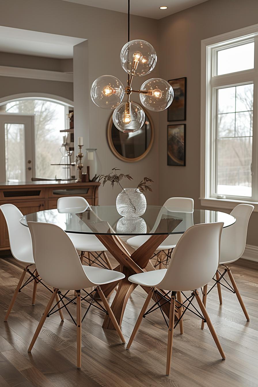 15 new modern dining room ideas from the middle of the century 22 7. Chic dining set with Elegance-0
