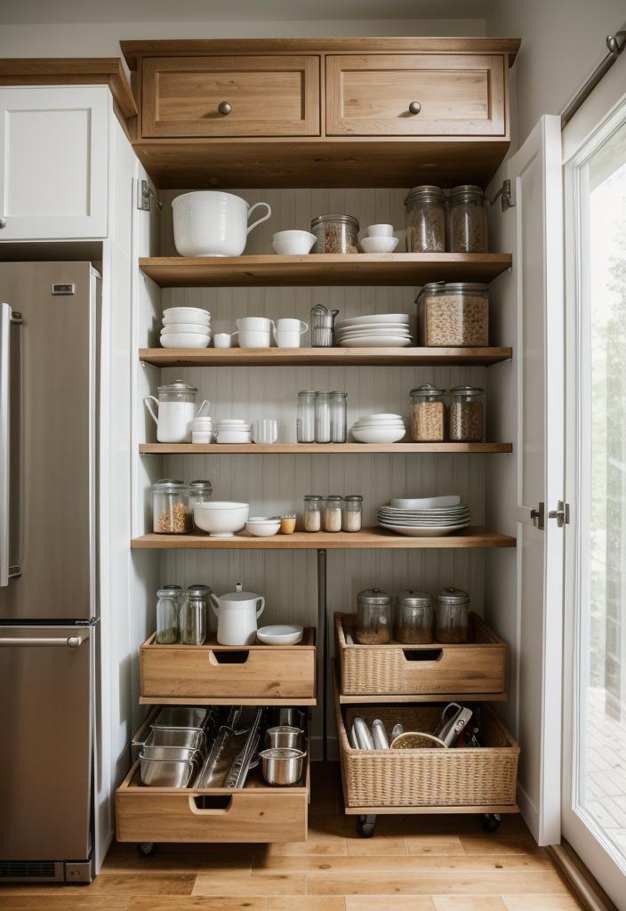 33 Modern Farmhouse Kitchen Ideas: Blending Rustic Charm with Contemporary Design 41 32. Chic Drawer Organizers for Efficiency-0