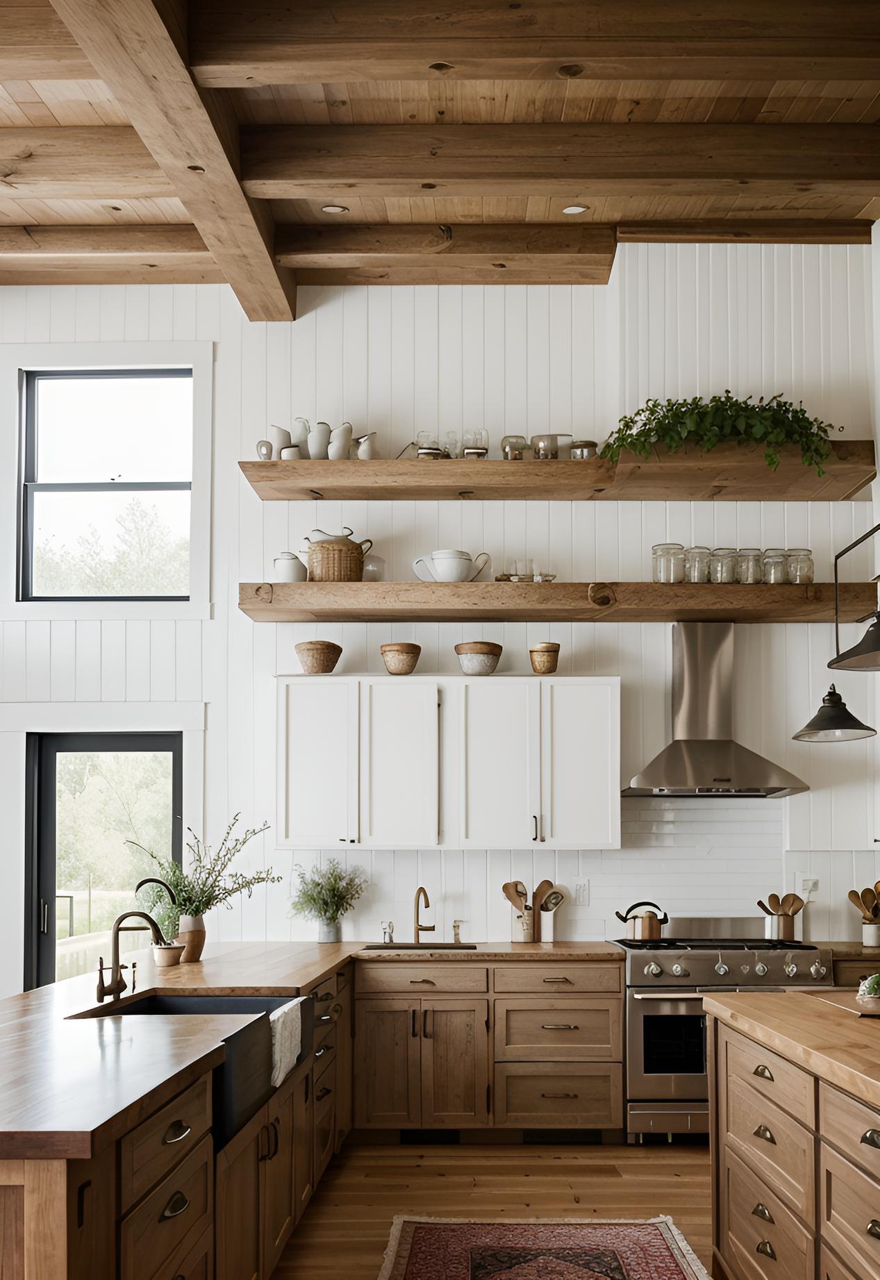 45 Timeless Kitchen Design Ideas for Everlasting Style 23 19. Chic Farmhouse Kitchen Inspiration-0