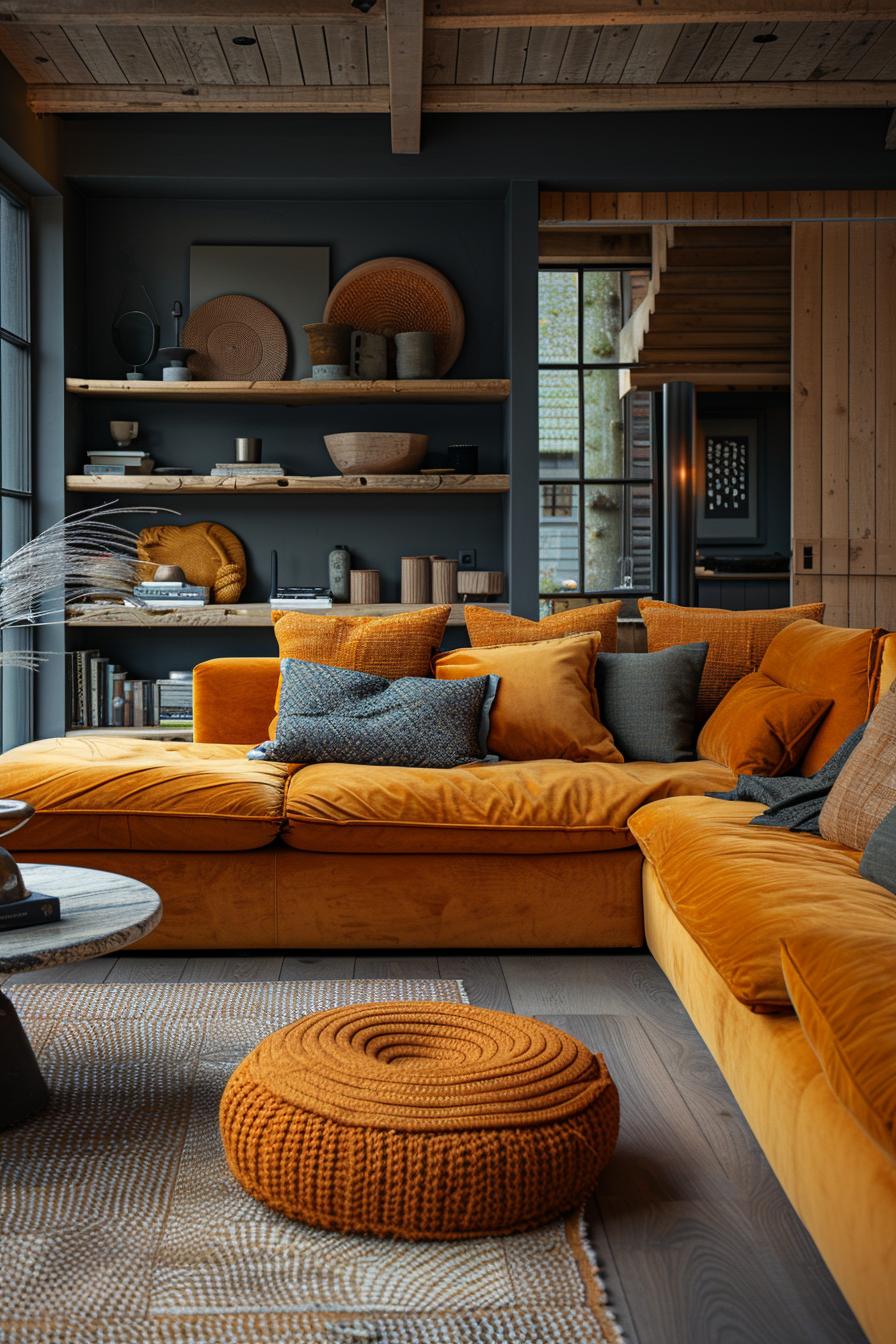 15 Best moody mid -century modern living room ideas 22 6. Chic mid century modern seating plates-2