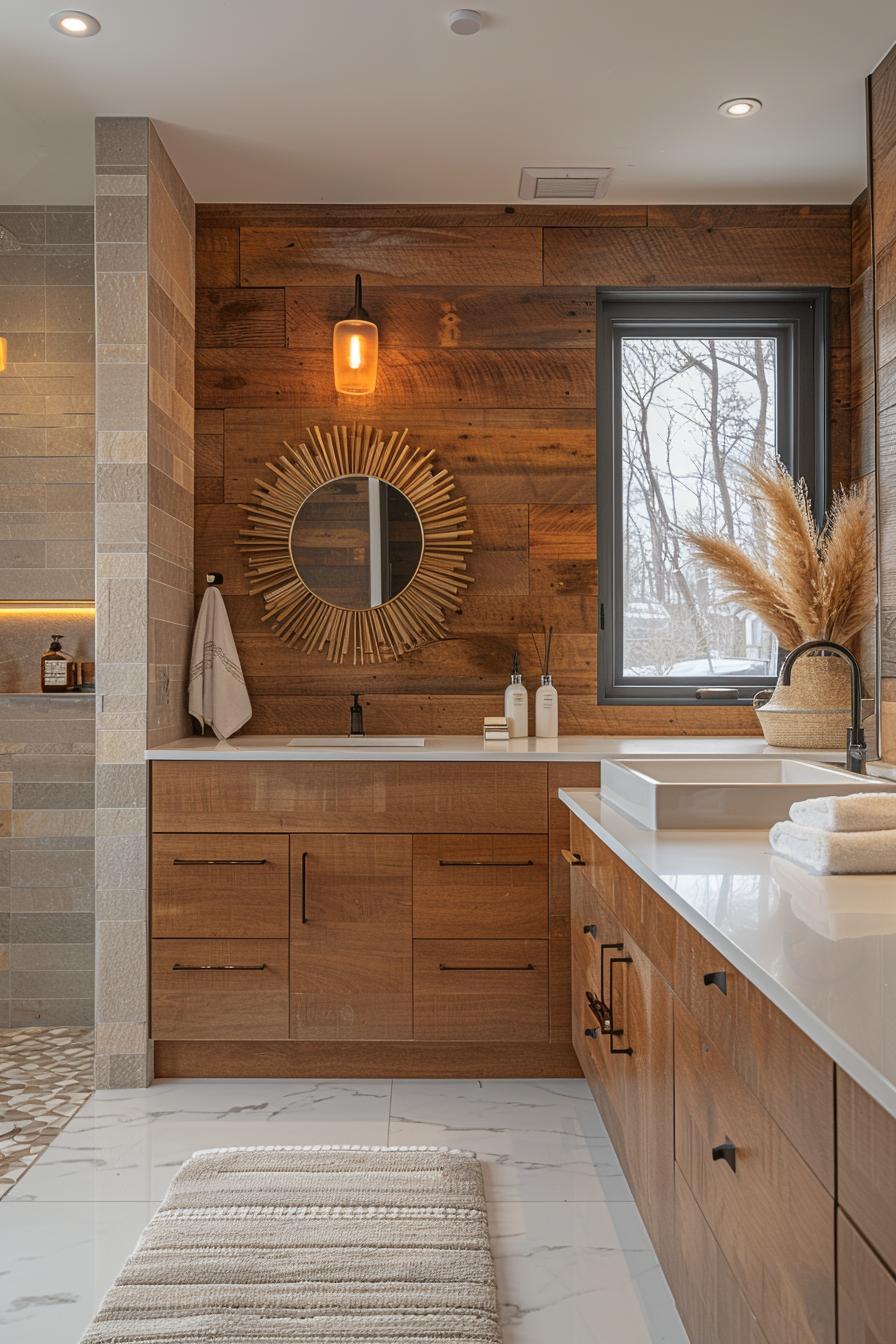 15 chic mid century modern bathroom ideas for timeless elegance 11 3 .. Chic Minimalist Bad Design-2