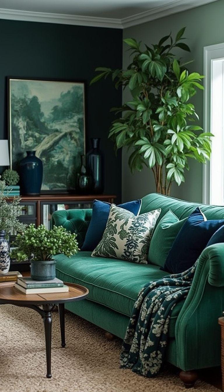 19 cozy atmospheric farmhouse living room ideas, the woW 6 2. Chic Moody Color Palette Inspiration-0