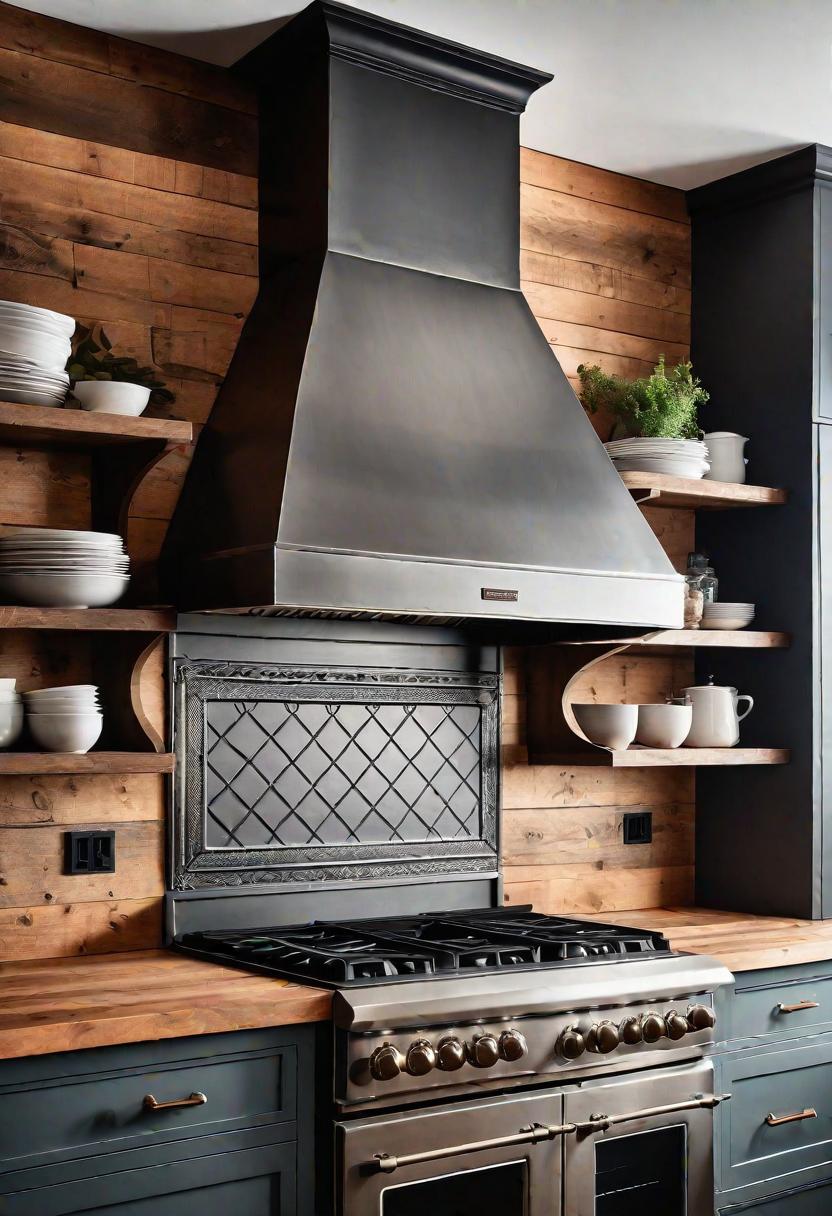 33 Modern Farmhouse Kitchen Ideas: Blending Rustic Charm with Contemporary Design 24 20. Chic Range Hood Design Ideas-0