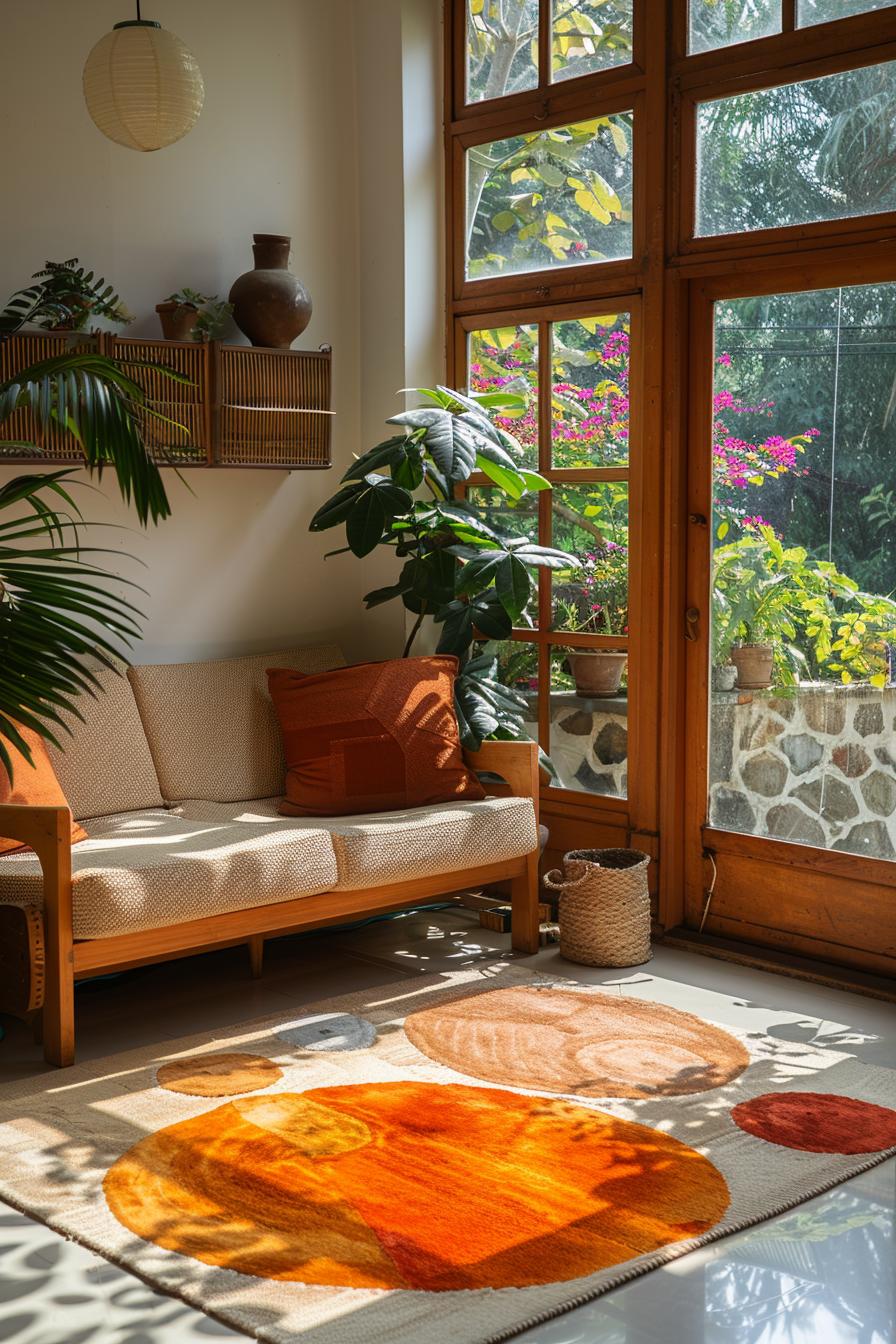 21 Cozy middle of the century modern living room ideas 3 1. Chic seating with teak-0