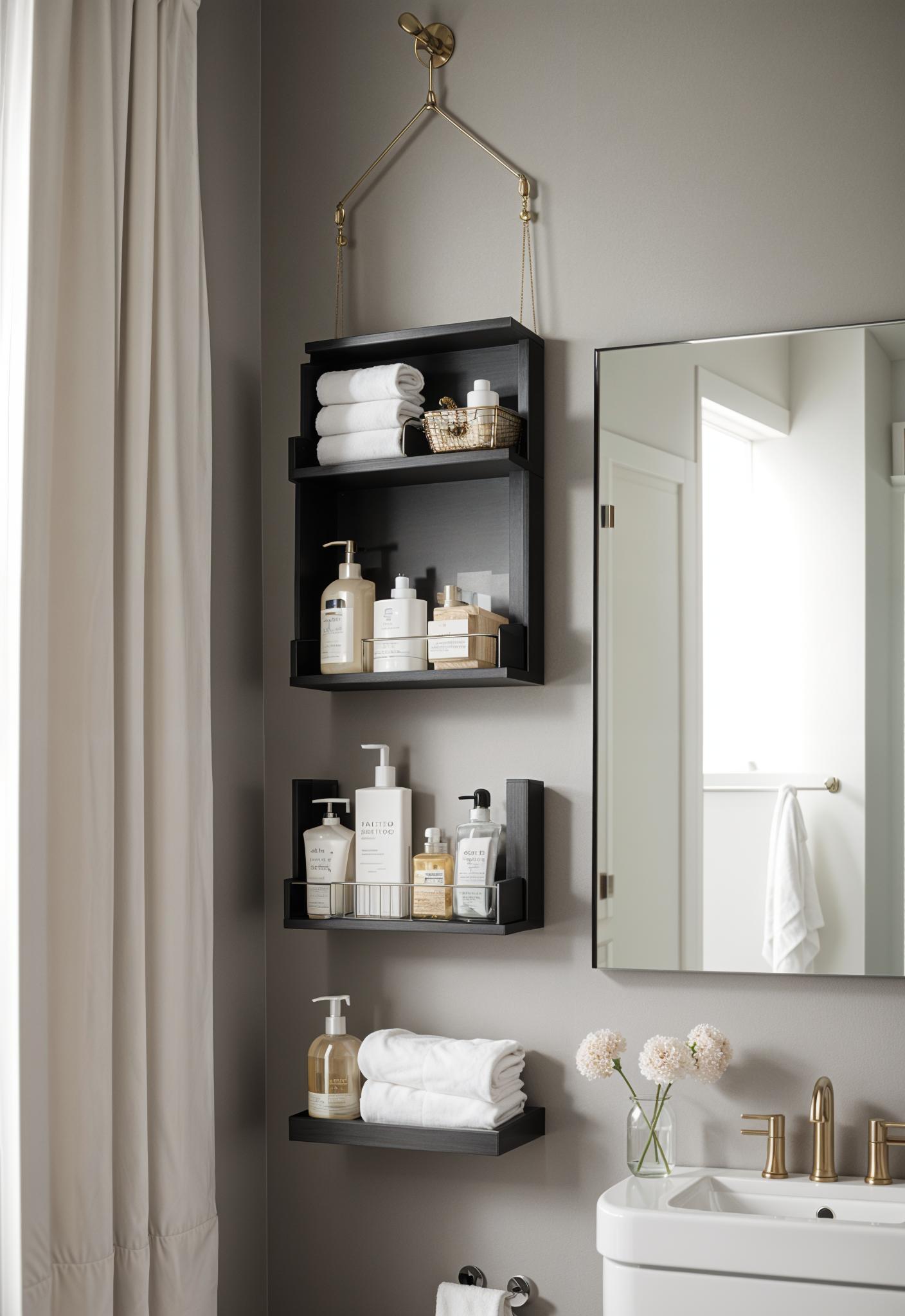 15 Genius half bathroom decor ideas 16 10. Chic Storage Solutions for Guest-0