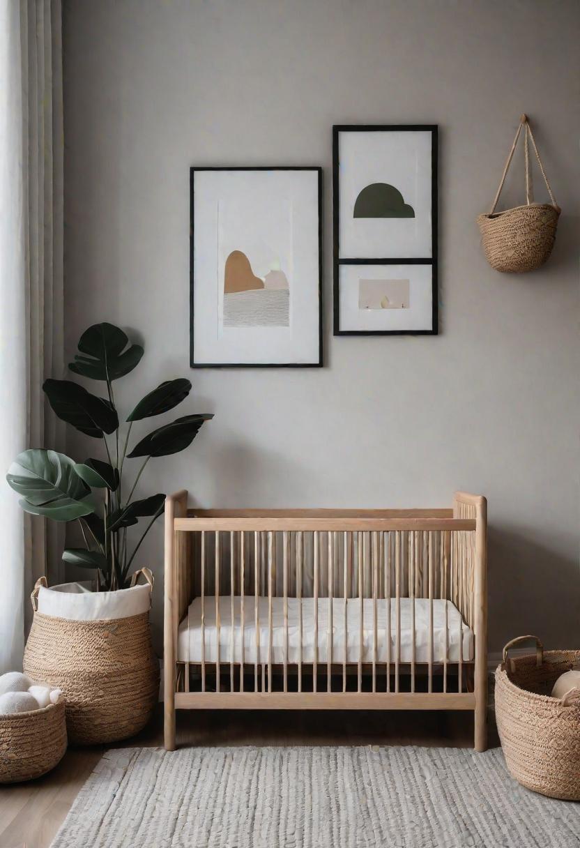 37 Sleek Minimalist Nursery Ideas: Modern, Serene Designs 24 20. Chic Toy Storage Baskets-0
