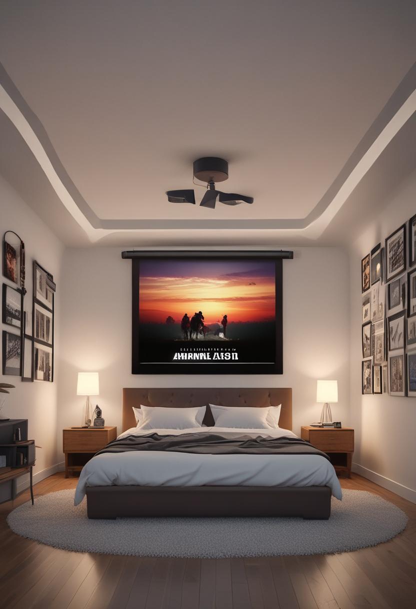 27 Awesome Teen Boy Bedroom Ideas Every Teenager Will Love! 44 25. Cinematic Teen Bedroom Design-1