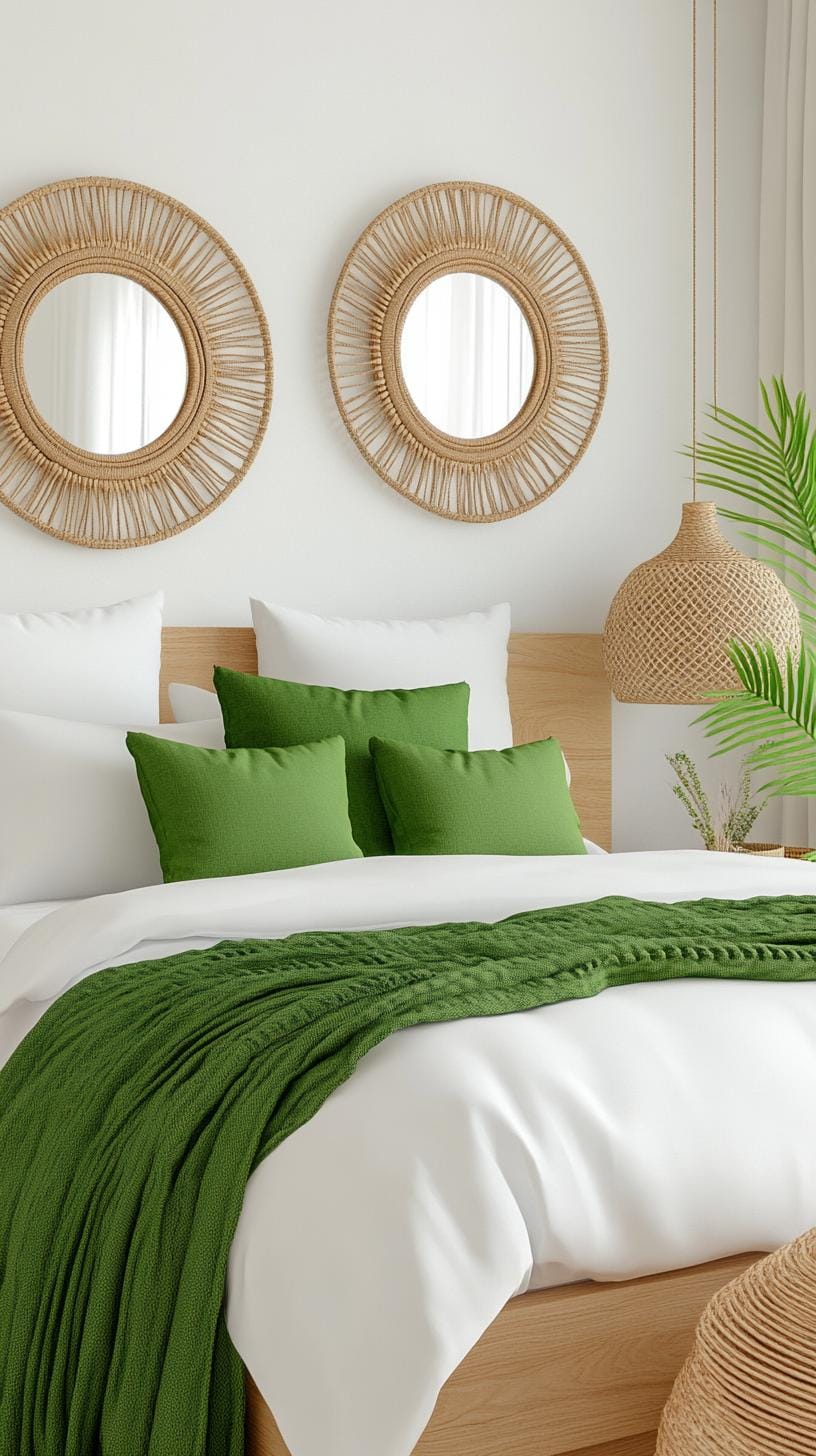 23 Modern Boho bedroom ideas that you will love immediately 66 22. Kreisspiegel, framed by Boho Décor-0
