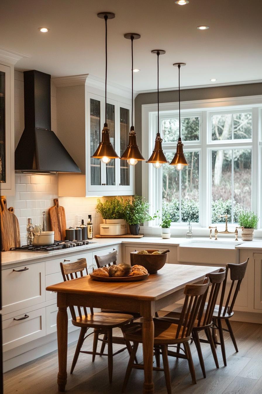20 Genius tiny kitchen ideas for small apartments 14 5. Clustered trailer lights for small rooms 0