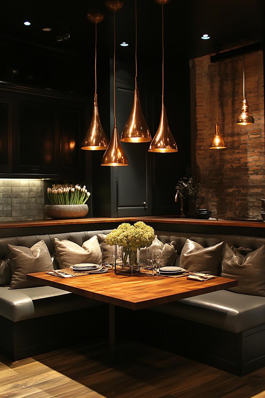 20 Genius tiny kitchen ideas for small apartments 15 5. Clustered trailer lights for small rooms-1