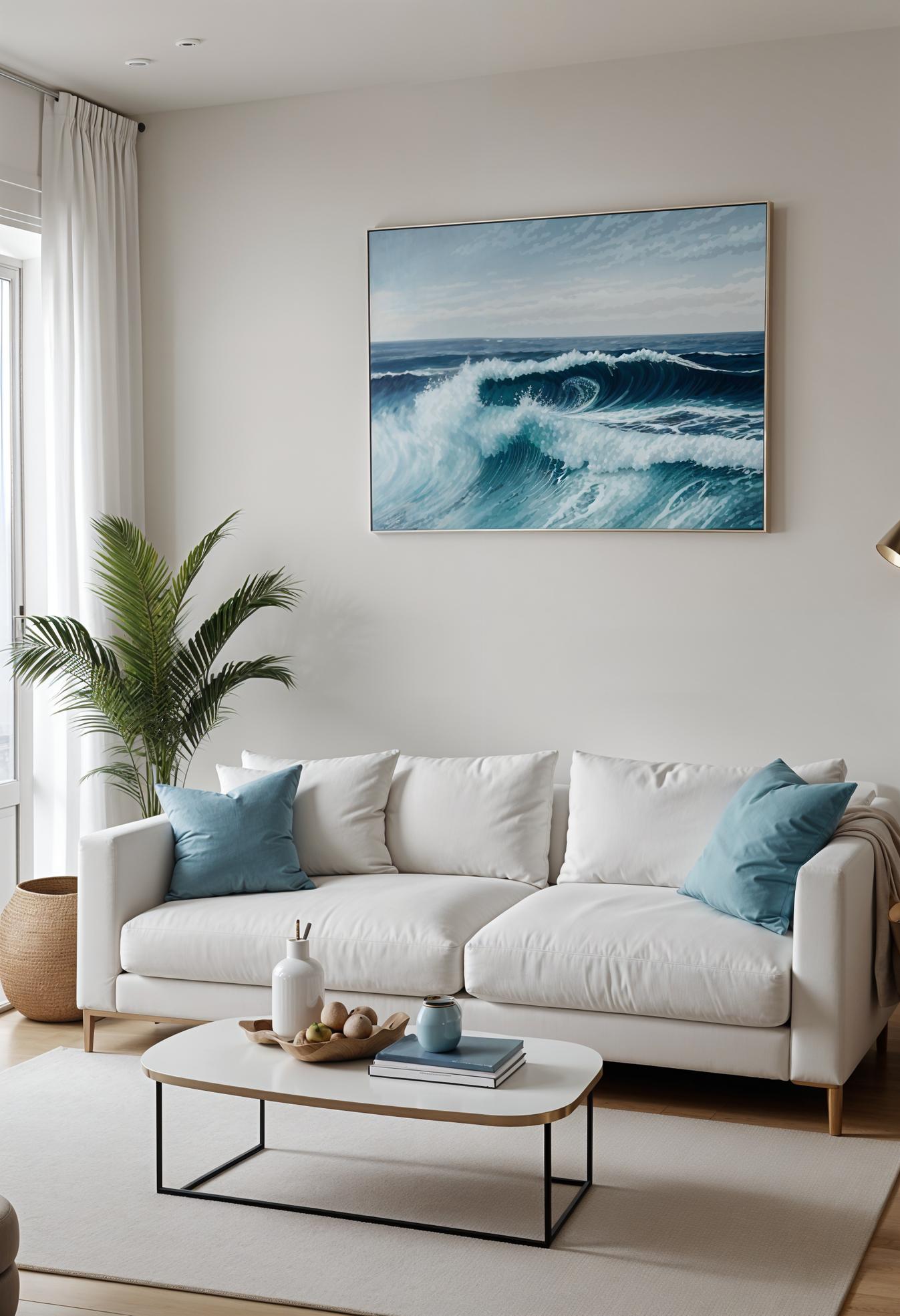 15 aesthetic modern coasts living room ideas 14 5. Artistic coastal artist for interior space-0