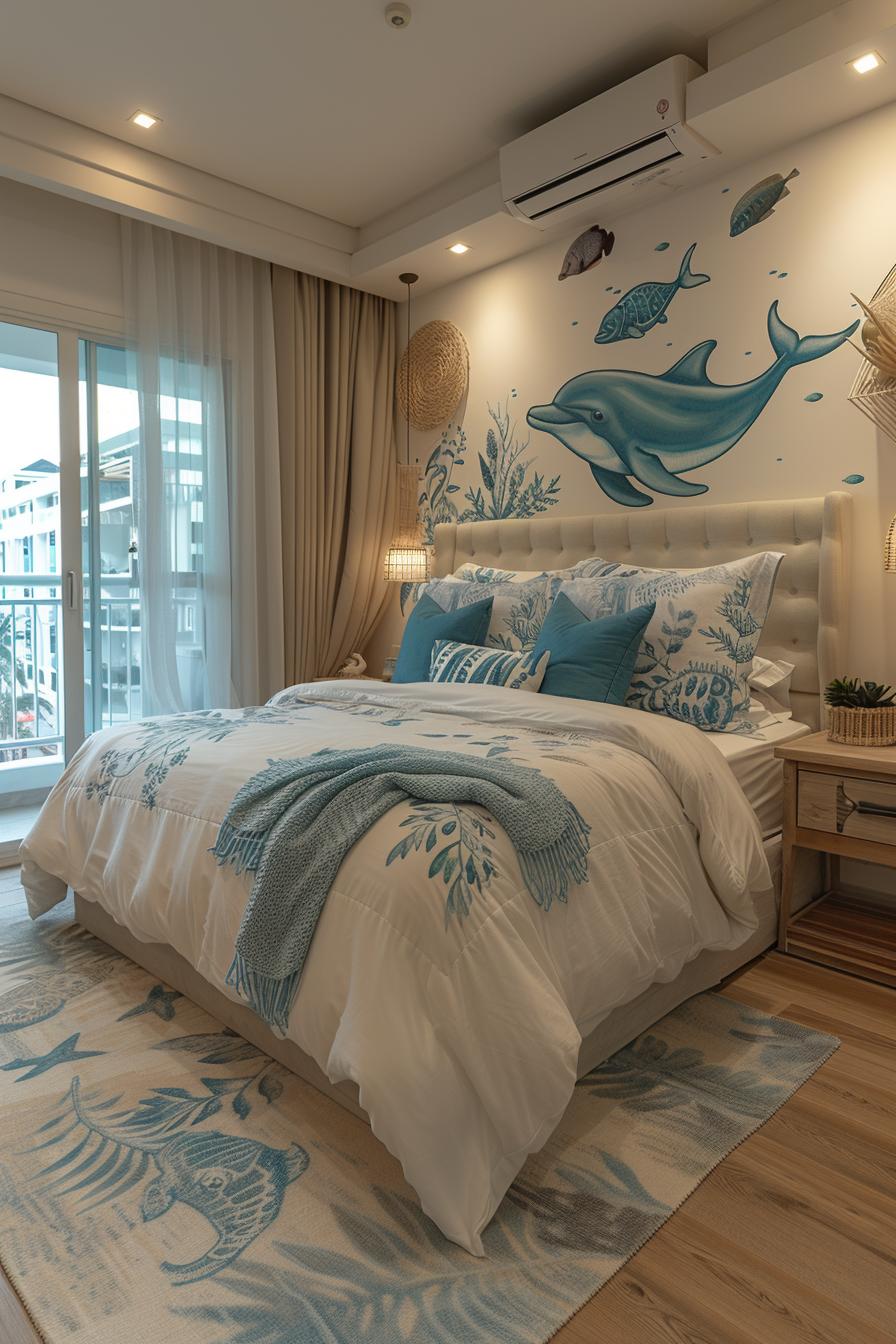 15 aesthetic ideas for the coastal bedroom for a dreamy retreat 20 20 8. Coastal bedroom wall decals 0