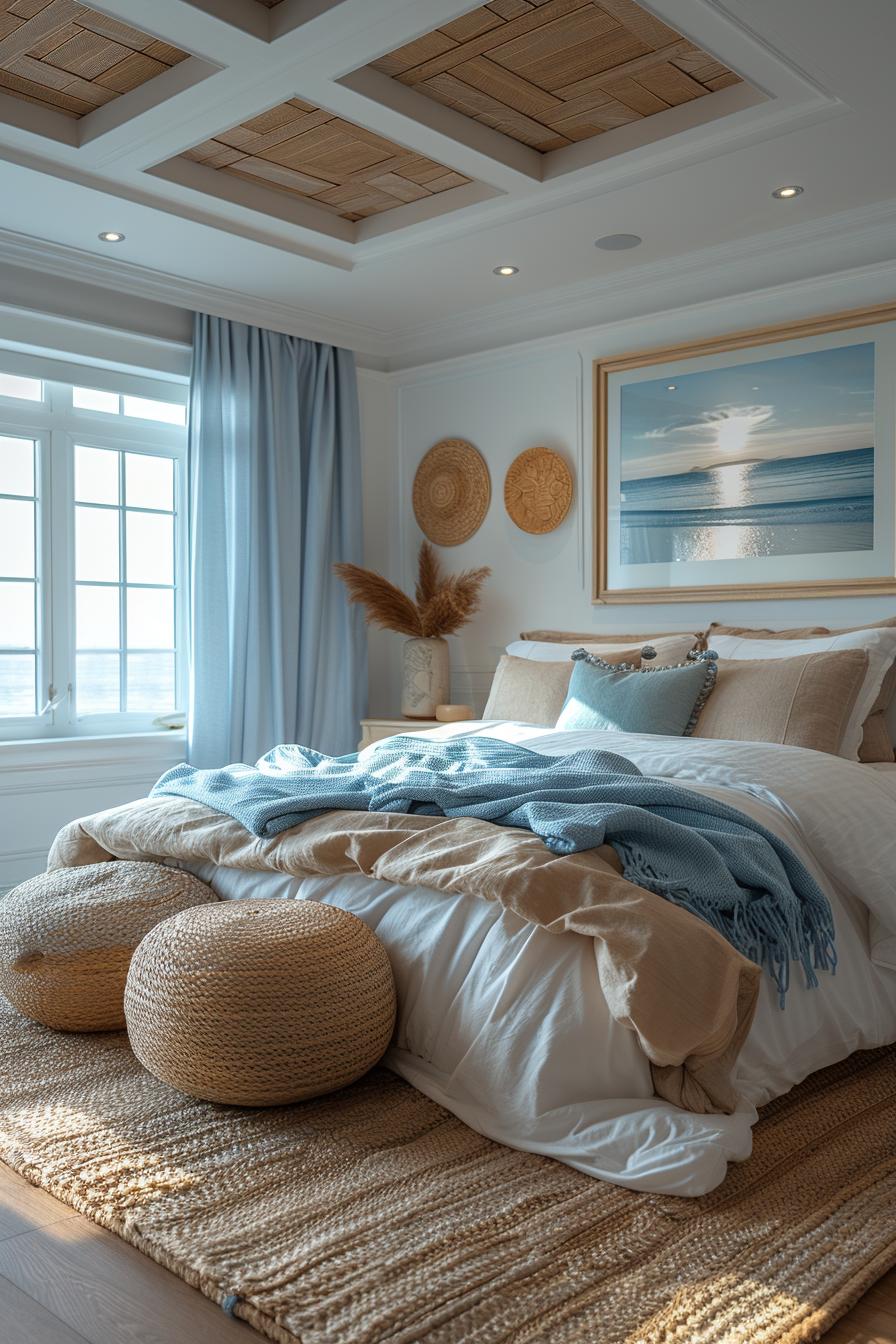 21 modern ideas for the coastal bedroom for a relaxing retreat 52 20. Coastal bedroom Wand texture Inspiration-0