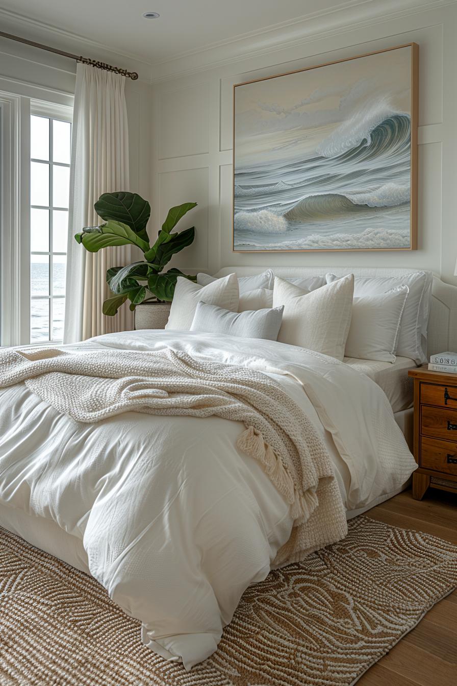 21 modern ideas for the coastal bedroom for a relaxing retreat 54 20. Coastal bedroom Wand texture Inspiration-2