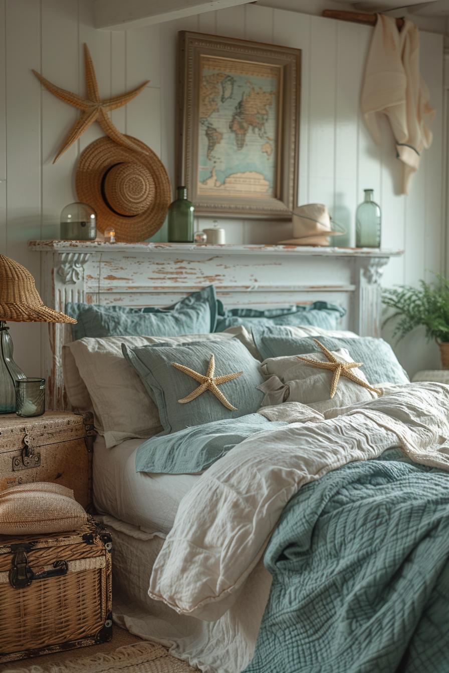 23 trendy boho coastal bedroom ideas that you will love 27 9. Coastal Boho Bedroom Bedtables-2