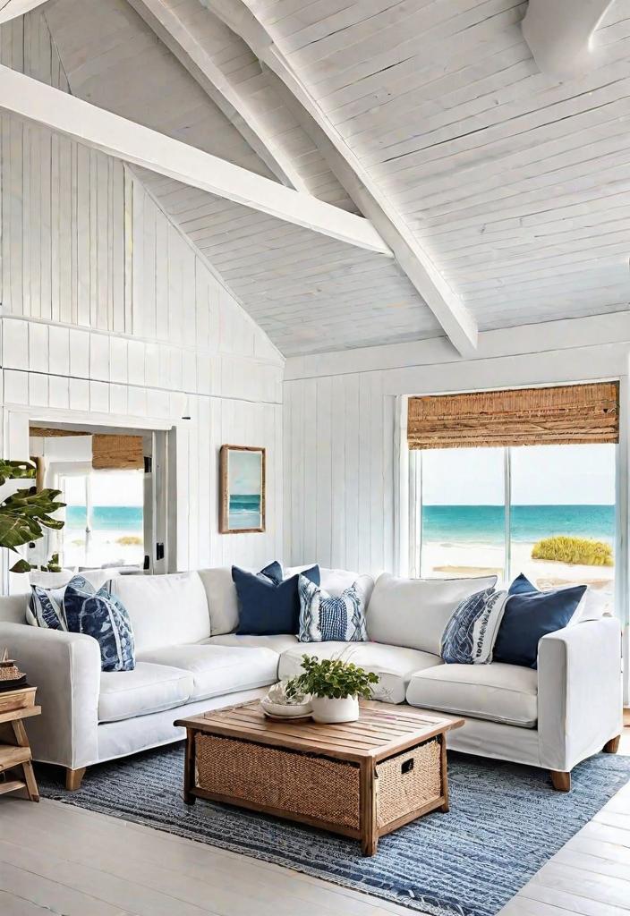43 Inspiring Coastal Living Room Ideas