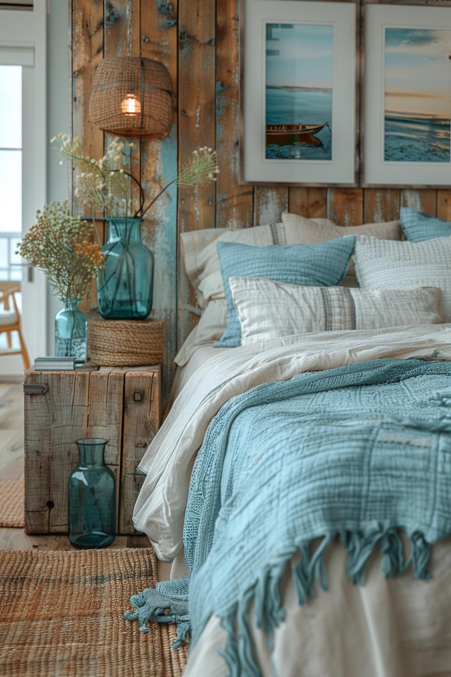 21 modern ideas for the coastal bedroom for a relaxing retreat 39 15. Coastcharm: weathered fence bed-1