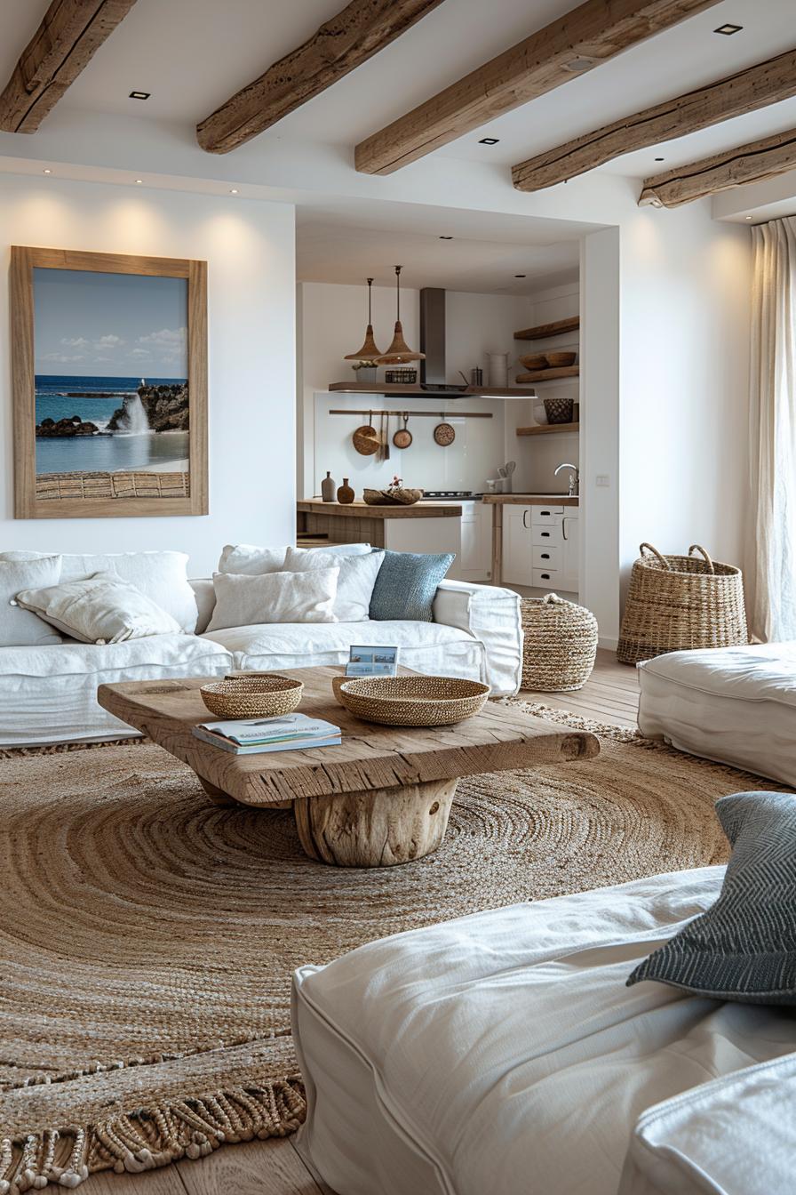 15 aesthetic modern coasts living room ideas 6 2. Coastal Chic: Natural Materials Integration-0