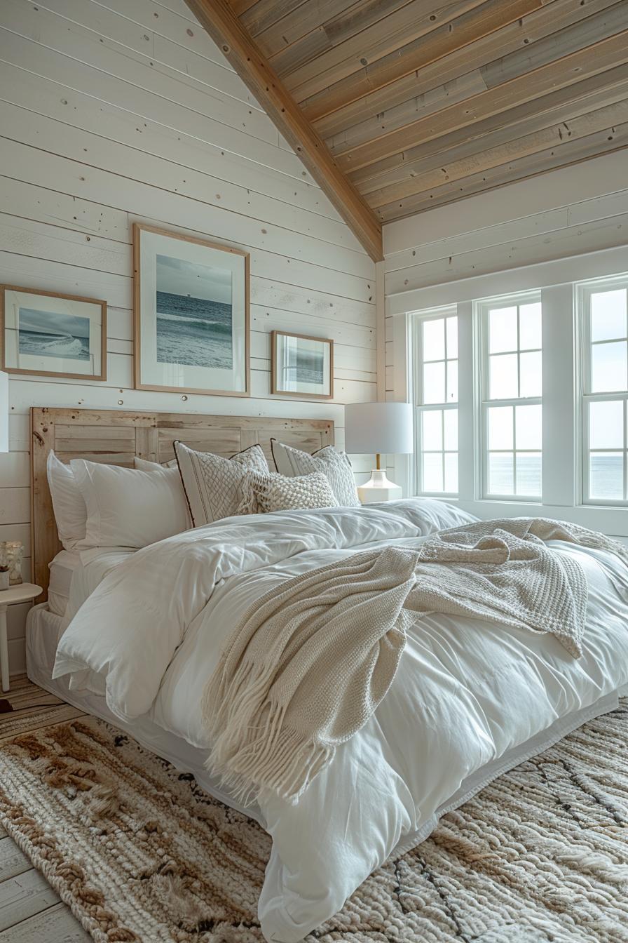23 trendy boho coastal bedroom ideas that you will love 3 1. Coastal collage with Driftwood Frames-0