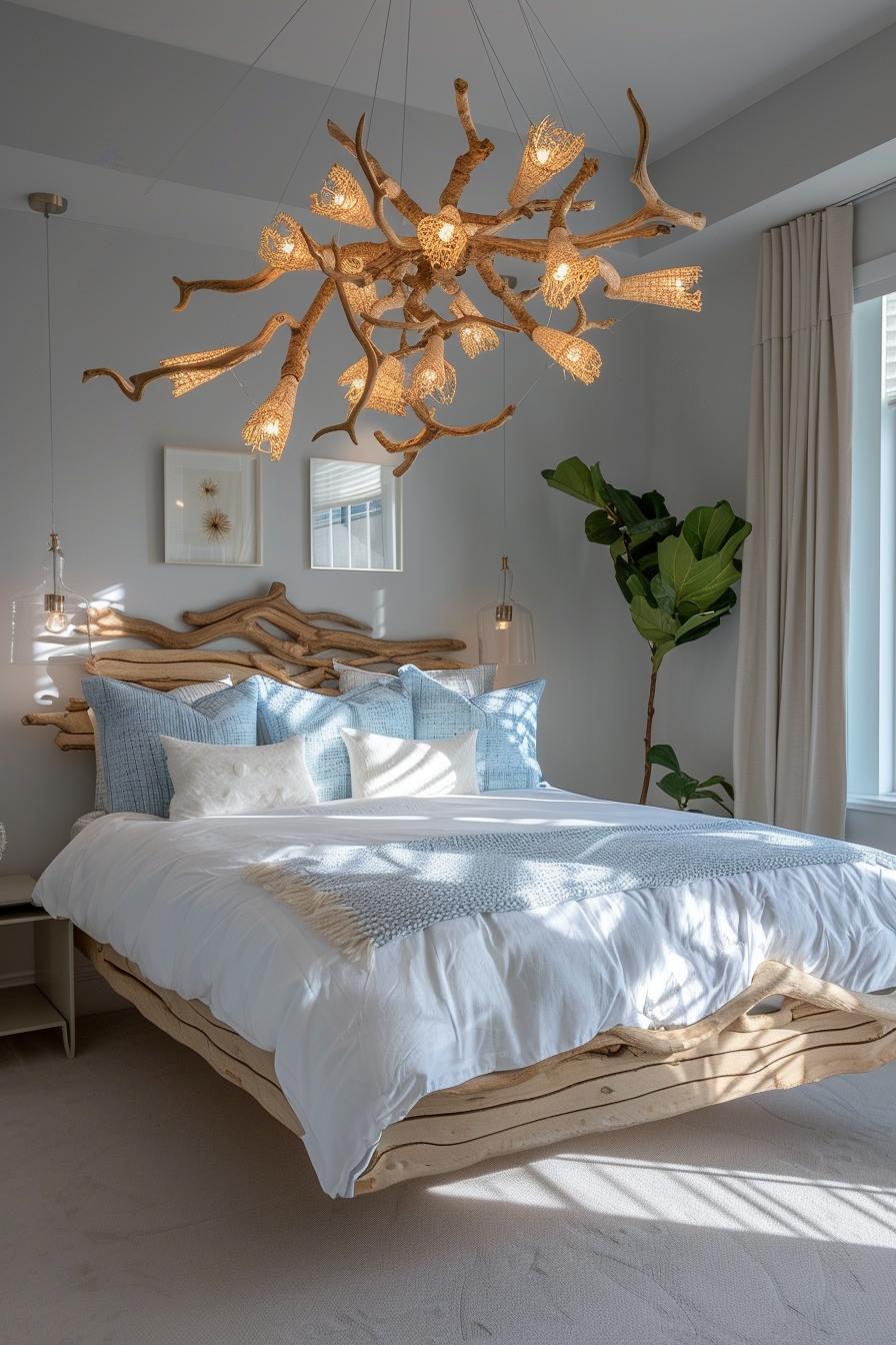 21 modern ideas for the coastal bedroom for a relaxing retreat 55 21. Coastal Driftwood Mobile Chandelier-0
