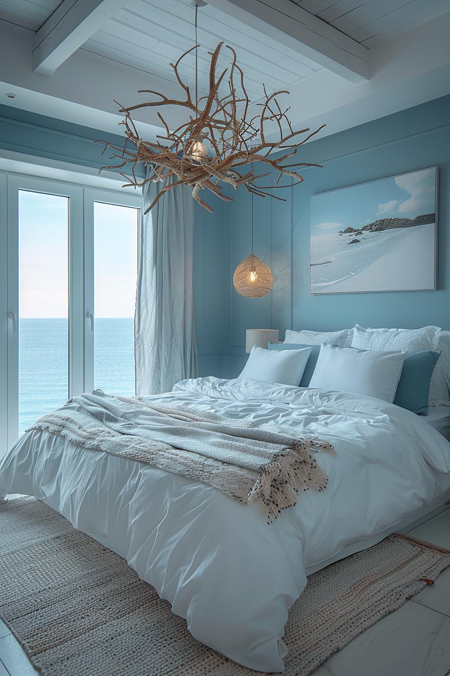 21 modern ideas for the coastal bedroom for a relaxed retreat 56 21. Coastal Driftwood Mobile Kronleuchter-1