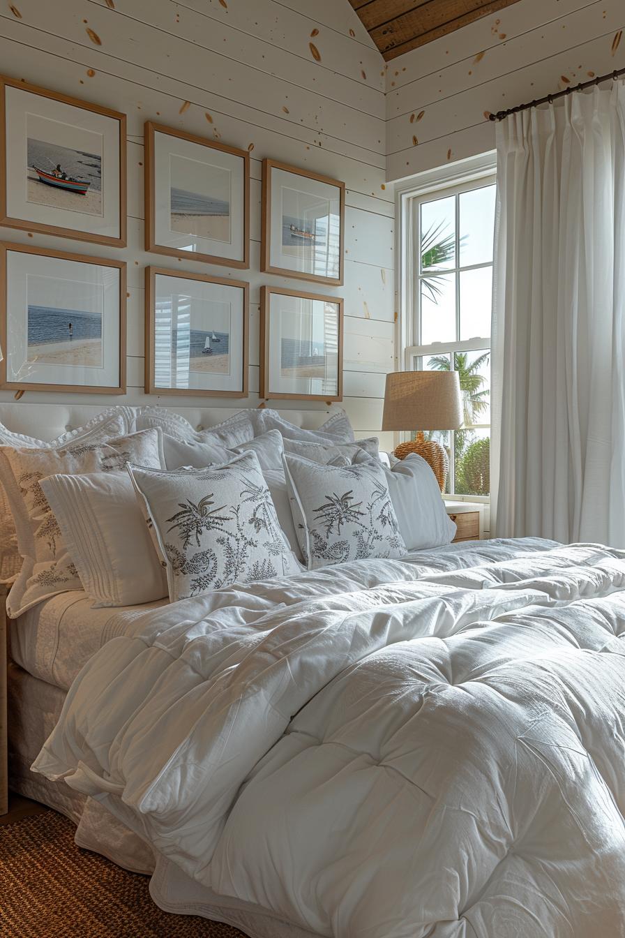 15 aesthetic coastal bedroom ideas for a dreamy retreat 23 10. Coastal Gallery Wall Inspiration-0