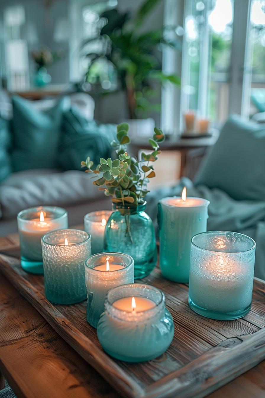15 chic neutral coasts living room ideas that you will love 32 13. Coastal-inspired sea glass decor-1