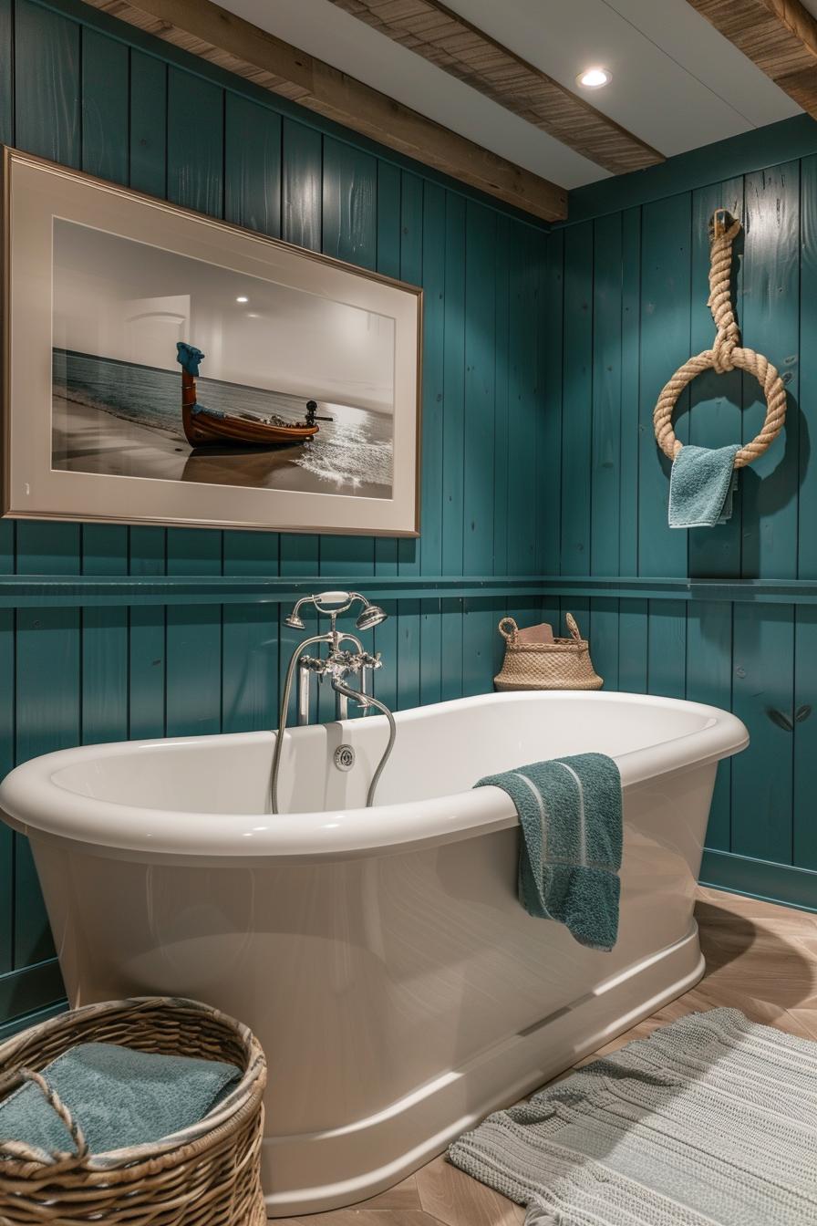 21 breathtaking bathroom wall decoration ideas to inspire you 20 10. Coast nautical wall decoration inspiration-1