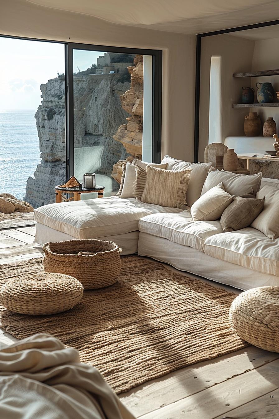 15 chic neutral coasts living room ideas that you will love 27 11. Coastal Sisal Carpet Inspiration-1