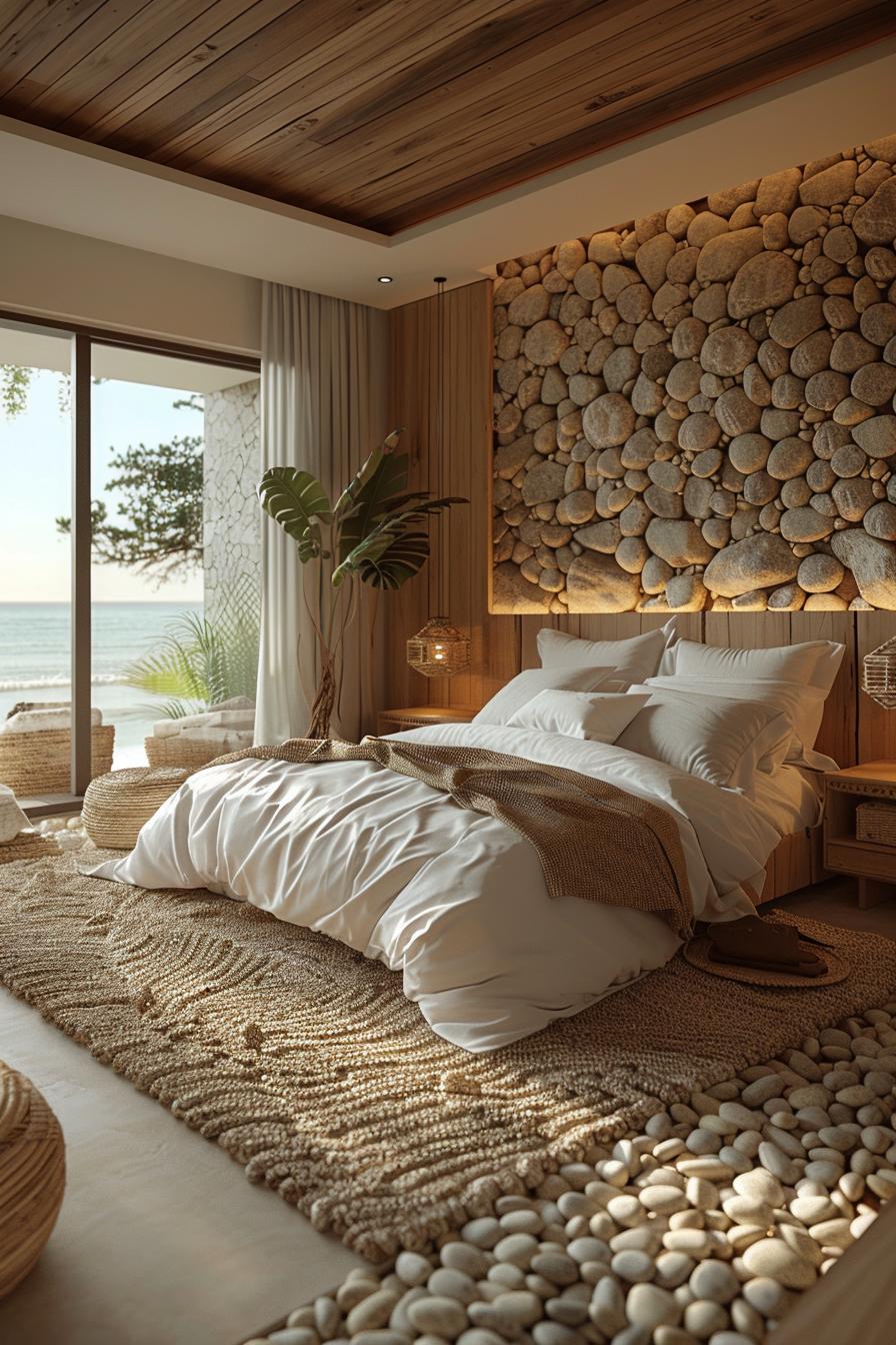 21 modern ideas for the coastal bedroom for a relaxed retreat 21 8. Coastal Stone-inspired carpet stile-1