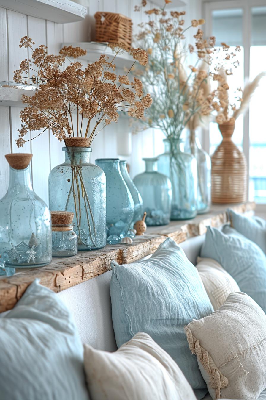 15 breathtaking boho coastal living room ideas for a beach house 27 9. Coast mood with an oversized glass-1
