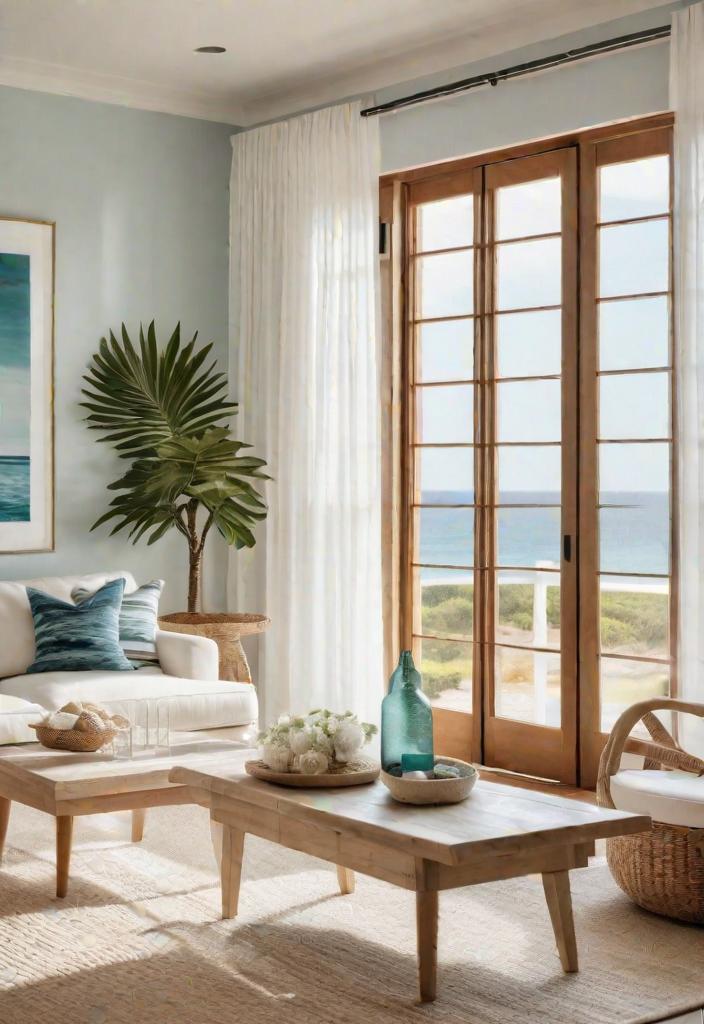 43 Inspiring Coastal Living Room Ideas 11 9. Coastal Window Treatments-0
