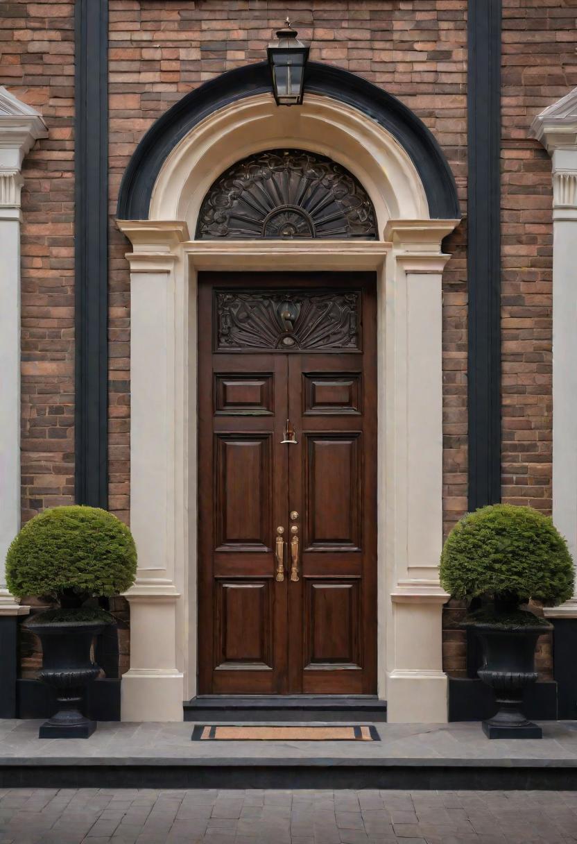 29 Stunning Wooden Door Designs for Main Entrances 50 24. Colonial Door Design Inspiration-0