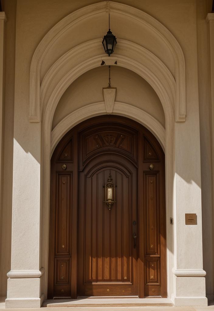 29 Stunning Wooden Door Designs for Main Entrances 51 24. Colonial Door Design Inspiration-1