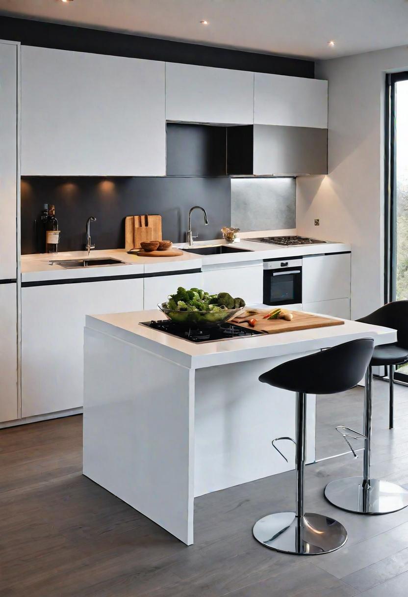 39 Cutting-Edge Modern Kitchen Design Ideas: Contemporary Style 24 18. Compact Kitchen Counters-0