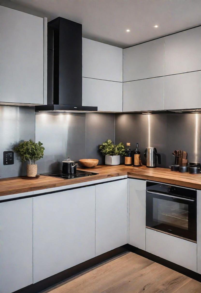 39 Clever Small Kitchen Ideas: Maximize Your Space with Stylish and Functional Designs 30 22. Compact Range Vent Solution-0