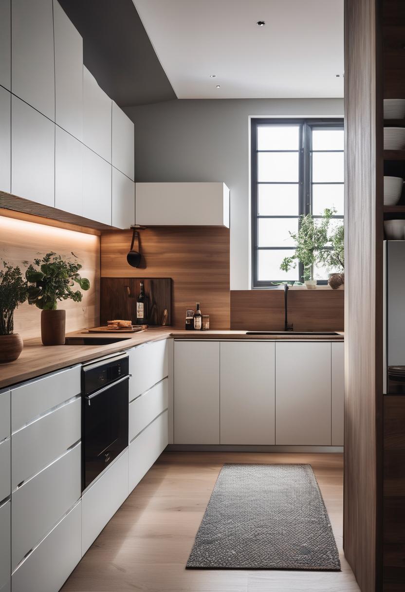 39 Clever Small Kitchen Ideas: Maximize Your Space with Stylish and Functional Designs 31 22. Compact Range Vent Solution-1