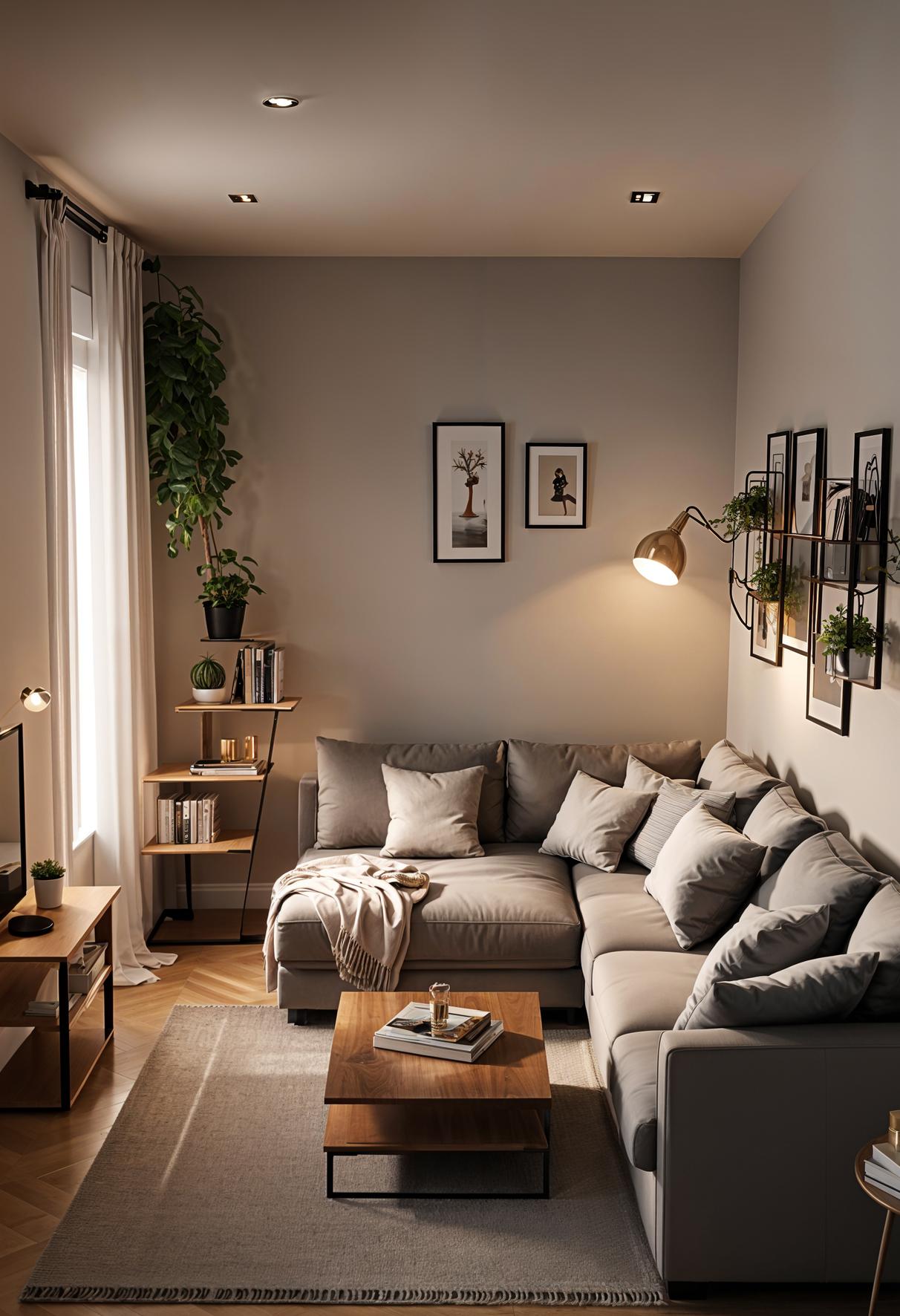 25 Genius Tiny Living Room Ideas 19 5. Compact interpretation for small-2