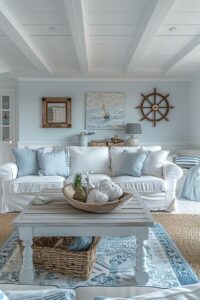 15 Aesthetic Modern Coastal Living Room Ideas