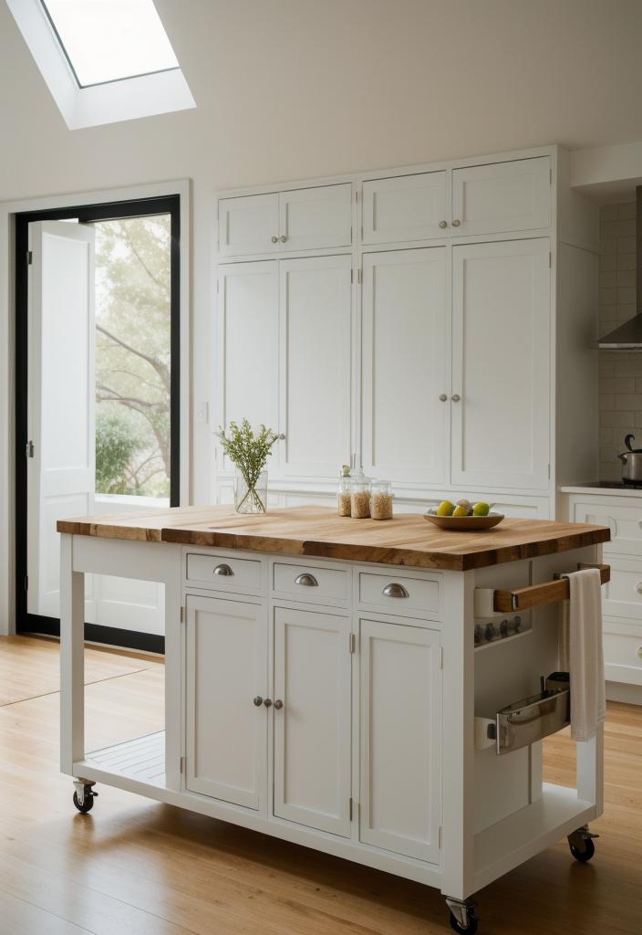 26 Genius Kitchen Island Ideen: Stil und Funktionalität 34 21. Cabrio Dining Kitchen Island-0