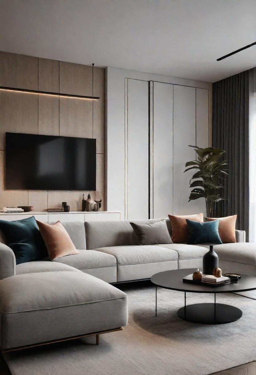 Small Space, Big Impact: 34 Minimalist Living Room Ideas for Every Apartment 4 2. Convertible Furniture: Sofa to Bed-0