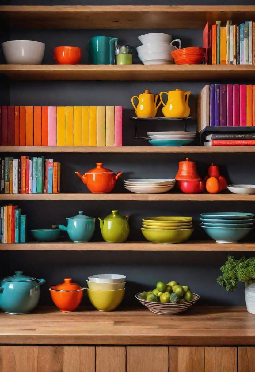 43 Inspiring Kitchen Decor Ideas: Stylish and Functional Accents 49 33. Cookbook Shelf Organization Ideas-0