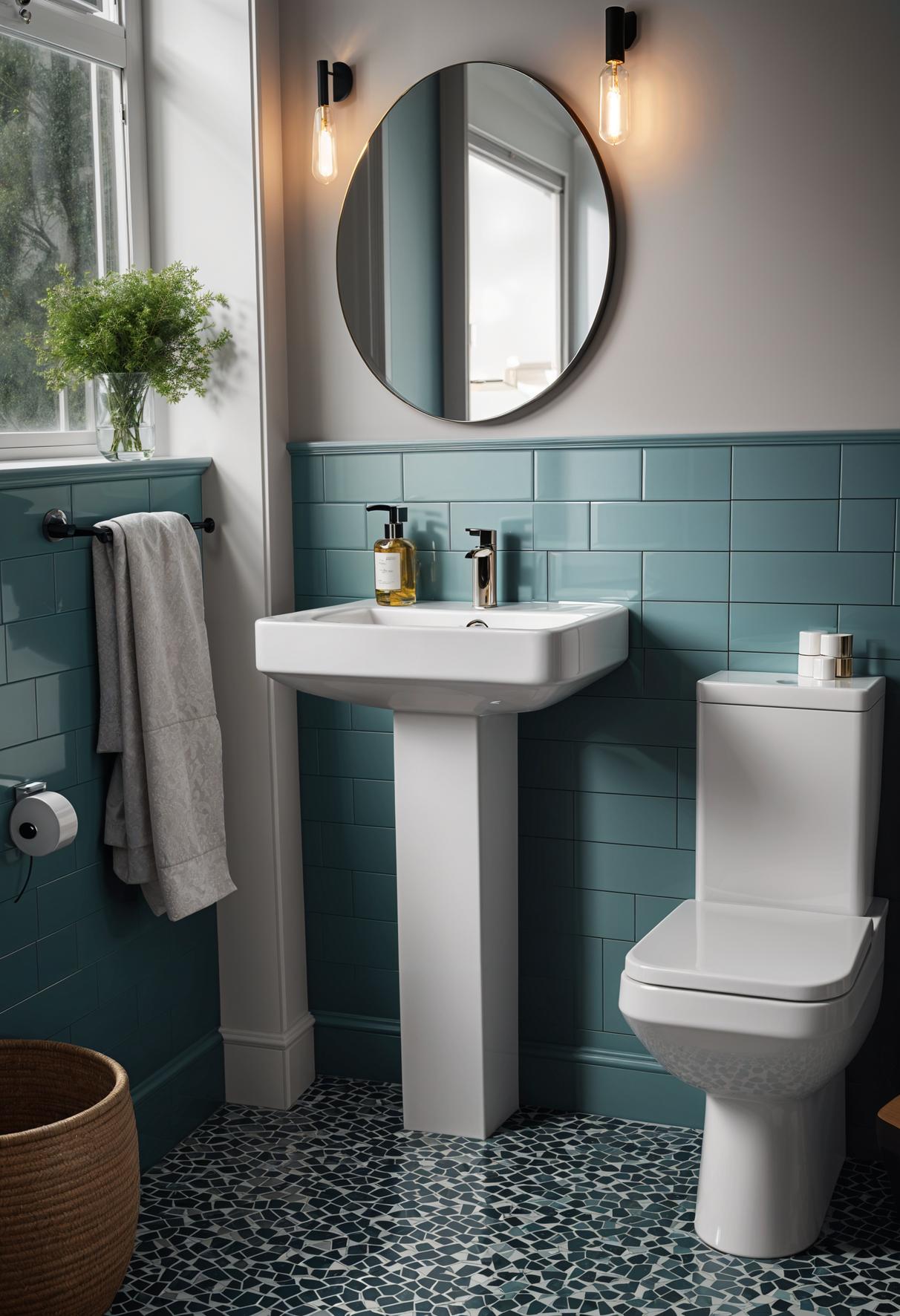 19 Genius Small Bathroom Ideas: Space Saving Hacks 15 9. Eck podest sink space space-0