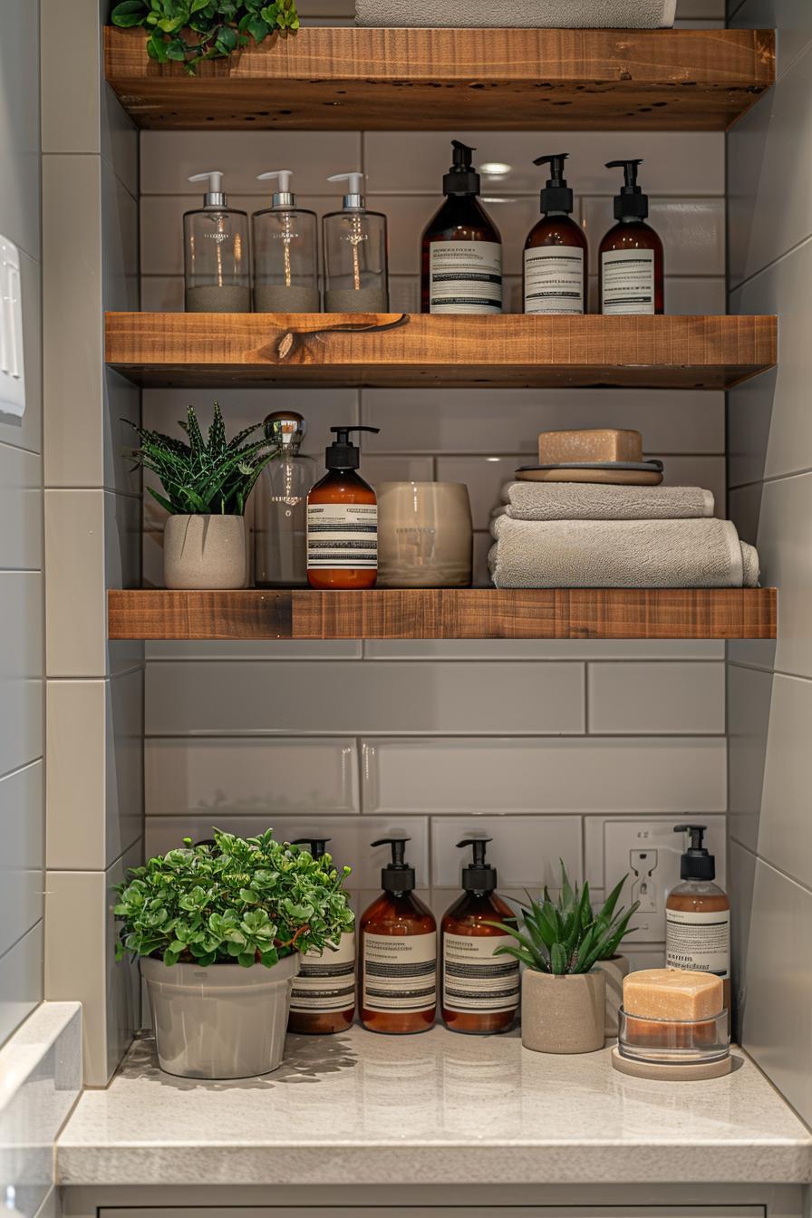 15 genius small bathroom solutions that you have to see! 7 5. Corner shelf Solution