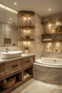 15 Genius & Gorgeous Bathroom Shelf Ideas You Must See