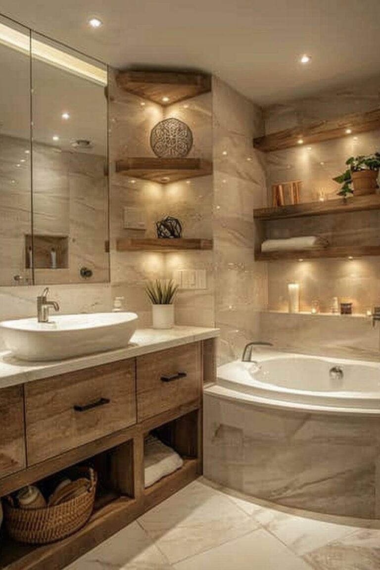 15 Genius & Gorgeous Bathroom Shelf Ideas You Must See
